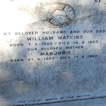 WATKINS William 1906-1953 &amp; Marjorie 1907-1997