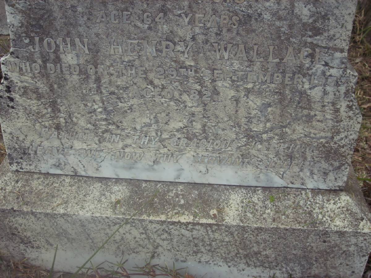 WALLACE John Henry -1937