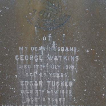 WATKINS George -1910 :: TUCKER Edgar -1888