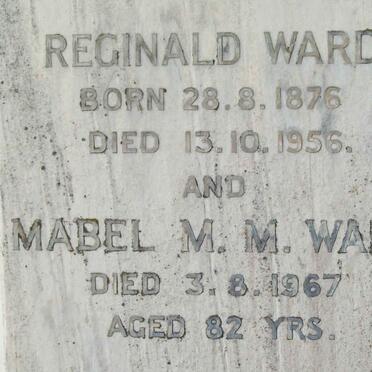 WARD Reginals 1876-1956 &amp; Mabel M.M. -1967