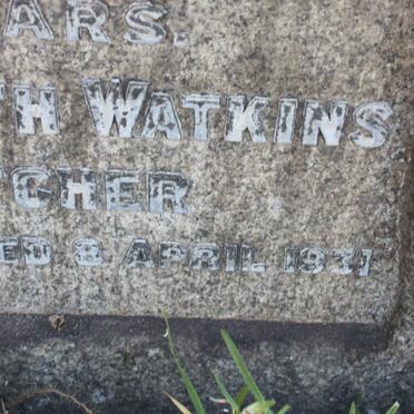 WATKINS Arnold Hirst -1926 &amp; Sarah Elizabeth FLETCHER 1871-1931