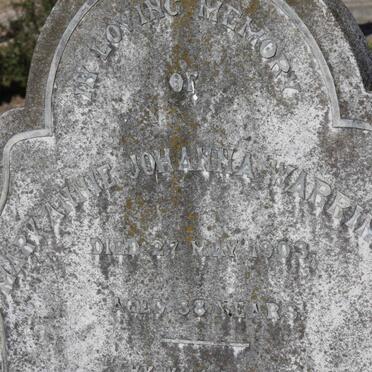 WARRINGTON Mary Annie Johanna -1903