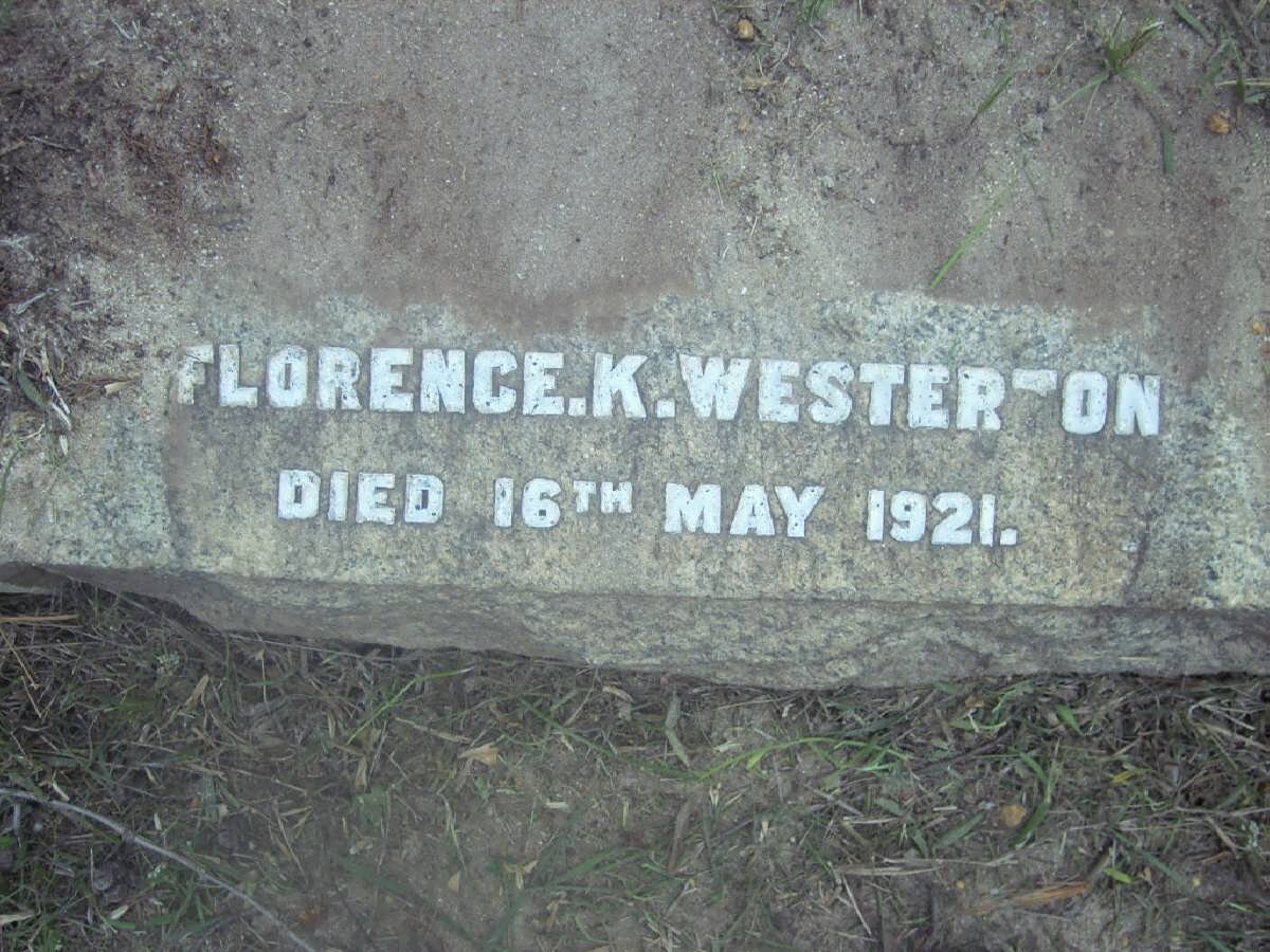 WESTERTON Florence K. -1921