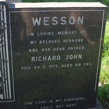 WESSON Richard John -1973 
