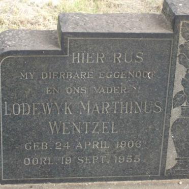 WENTZEL Lodewyk Marthinus 1906-1955