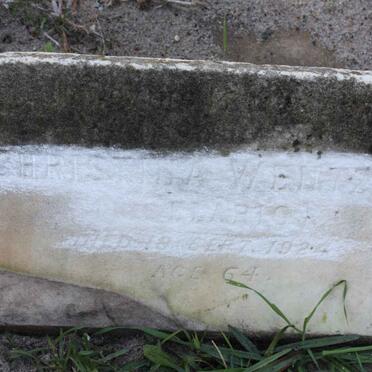 WENTZEL Christina -1924