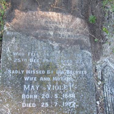 WETHERED J.W. -1926 :: ? Leslie -1949 :: ? May Violet 1888-1972