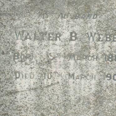 WEBB Walter B.  1881-1906