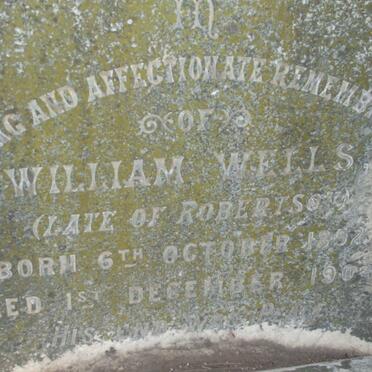 WELLS William 1852-1904