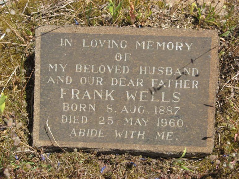 WELLS Frank 1887-1960