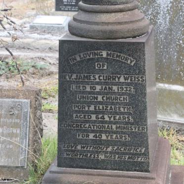 WEISS James Curry -1932