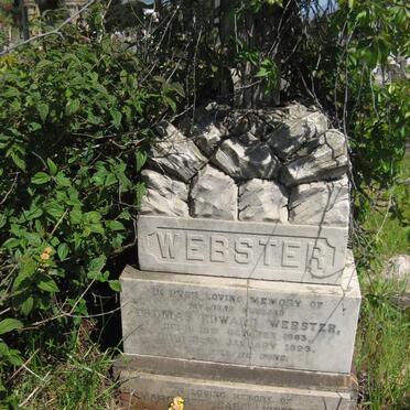 WEBSTER Thomas Edward 1863-1898 :: WOODCOCK Margaret Isabel nee WEBSTER -195?