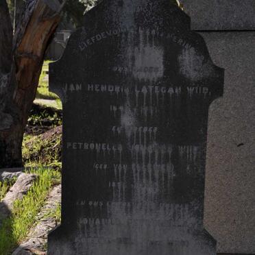 WIID Jan Hendrik Lategan 1848-1931 &amp; Petronella Johanna VAN ELLEWEE 1852-1938