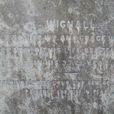 WILKINSON Wignall -1891
