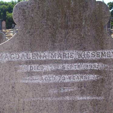 WIESEMEYER Magdalena Marie -1895