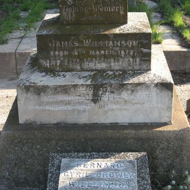 WILLIAMSON James 1872-1919 &amp; Catherine C. 1871-1969 :: WILLIAMSON Bernard Cyril Crowley 1908-1975