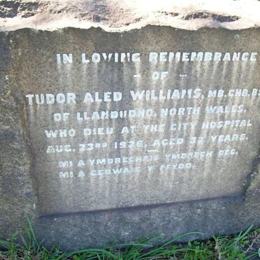 WILLIAMS Tudor Aled -1926