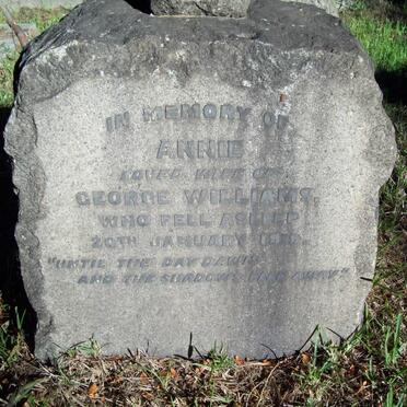 WILLIAMS Annie -1919