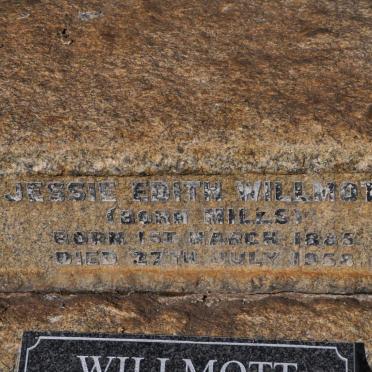 WILLMOTT Jessie Edith nee MILLS 1885-1958