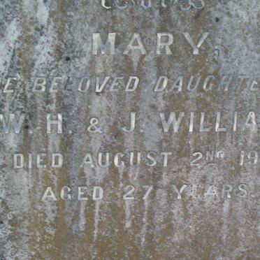 WILLIAMS Mary -1904 