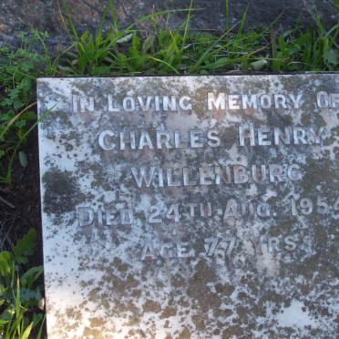 WILLENBURG Charles Henry -1954 