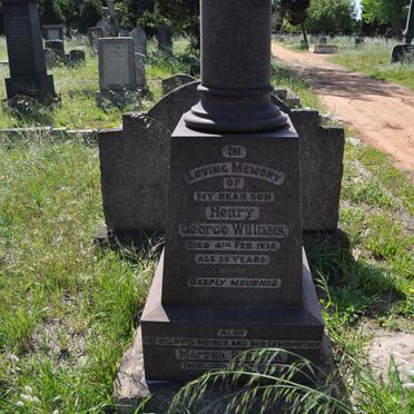 WILLIAMS Martha Rebecca 194? :: WILLIAMS Henry George -1930