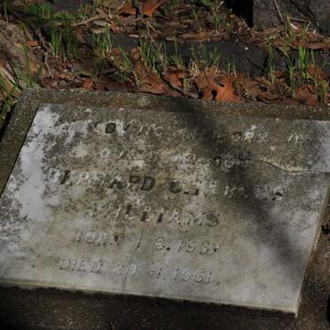 WILLIAMS Bernard Charles 1937-1961