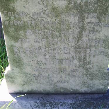 WITTEN Johanna Jacoba 1903-1956 :: WITTEN Barendina Elizabeth 1877-1950