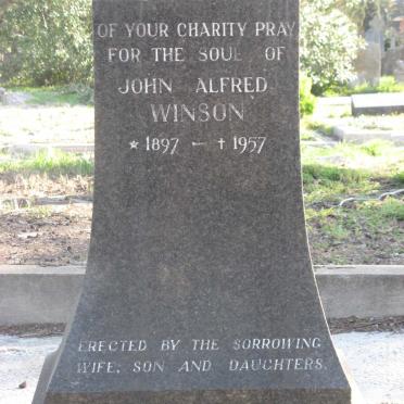 WINSON John Alfred 1897-1957