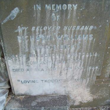 WILLIAMS Richard 1869-1940