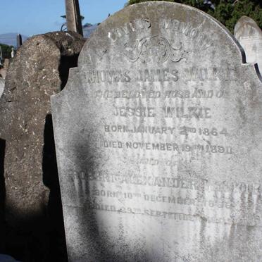 WILKIE Thomas James -1864-1890 :: WILKIE Robert Alexander 1866-1905