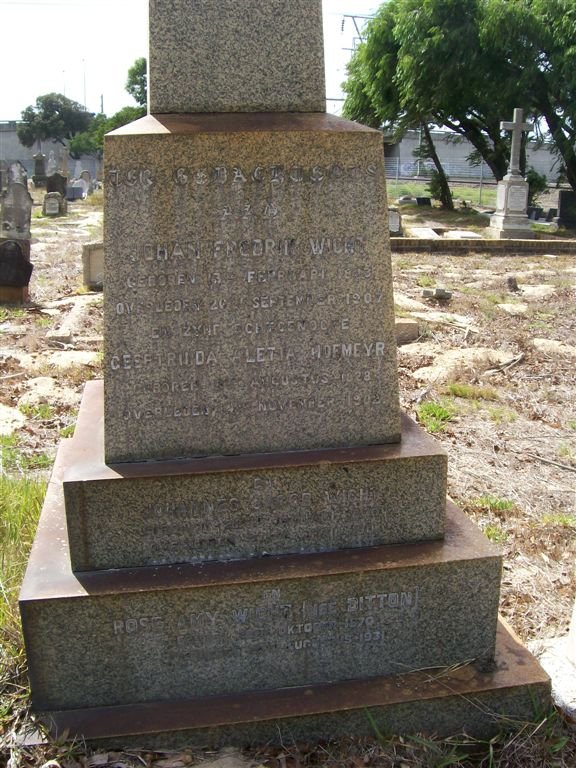 WICHT ::  HOFMEYR :: DITTON