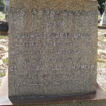 WICHT :: HOFMEYR :: DITTON