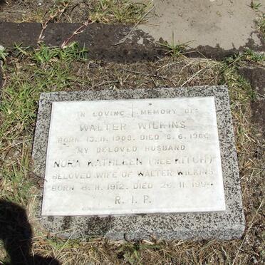 WILKINS Enock -1924 &amp; Eliza Jane LAVERY -1945