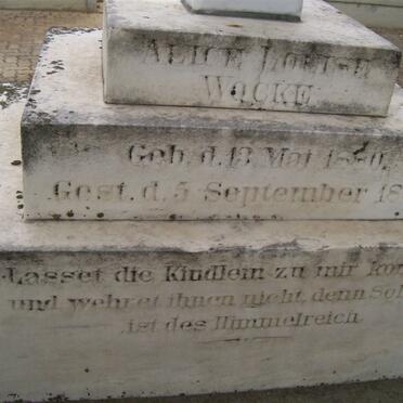 WOCKE Alice Louise 1880-1882