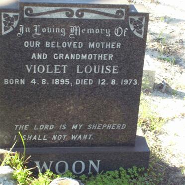WOON Violet Louise 1895-1973