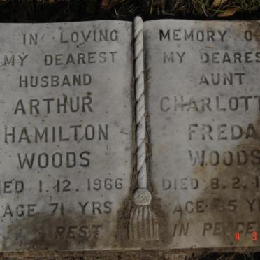 WOODS Arthur Hamilton -1966 :: WOODS Charlotte Freda -1985