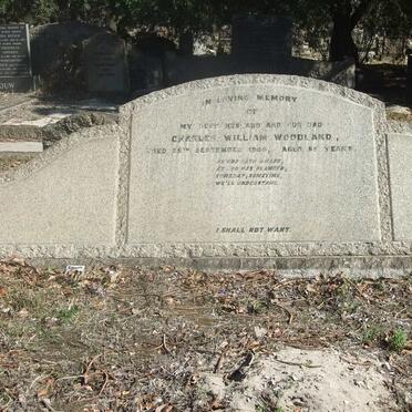 WOODLAND Charles William -1945