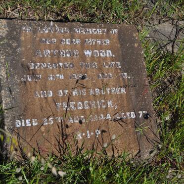 WOOD Arthur -1932 :: WOOD Frederick -1944