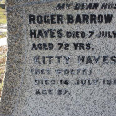 HAYS Roger Barrow -1942 &amp; Kitty WOLFF 196?