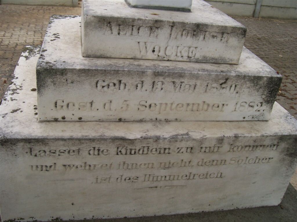 WOCKE Alice Louise 1880-1882