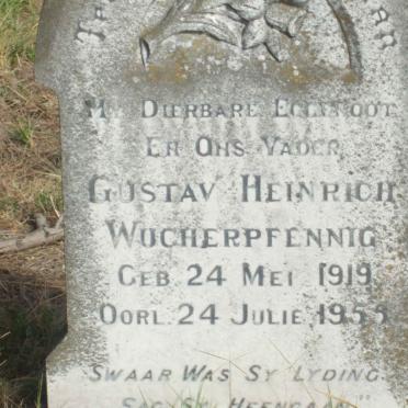 WUCHERPFENNIG Gustav Heinrich 1919-1955