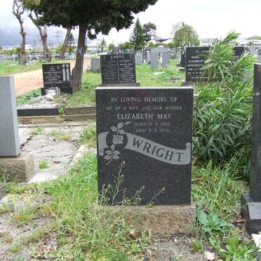 WRIGHT Elizabeth May 1922-1974