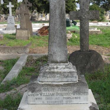 WRIGHT Mary Agnes, BOURKE nee O'FARRELL -1937