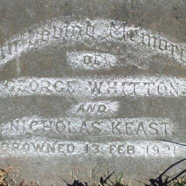 WHITTON George -1921 :: KEAST Nicholas -1921