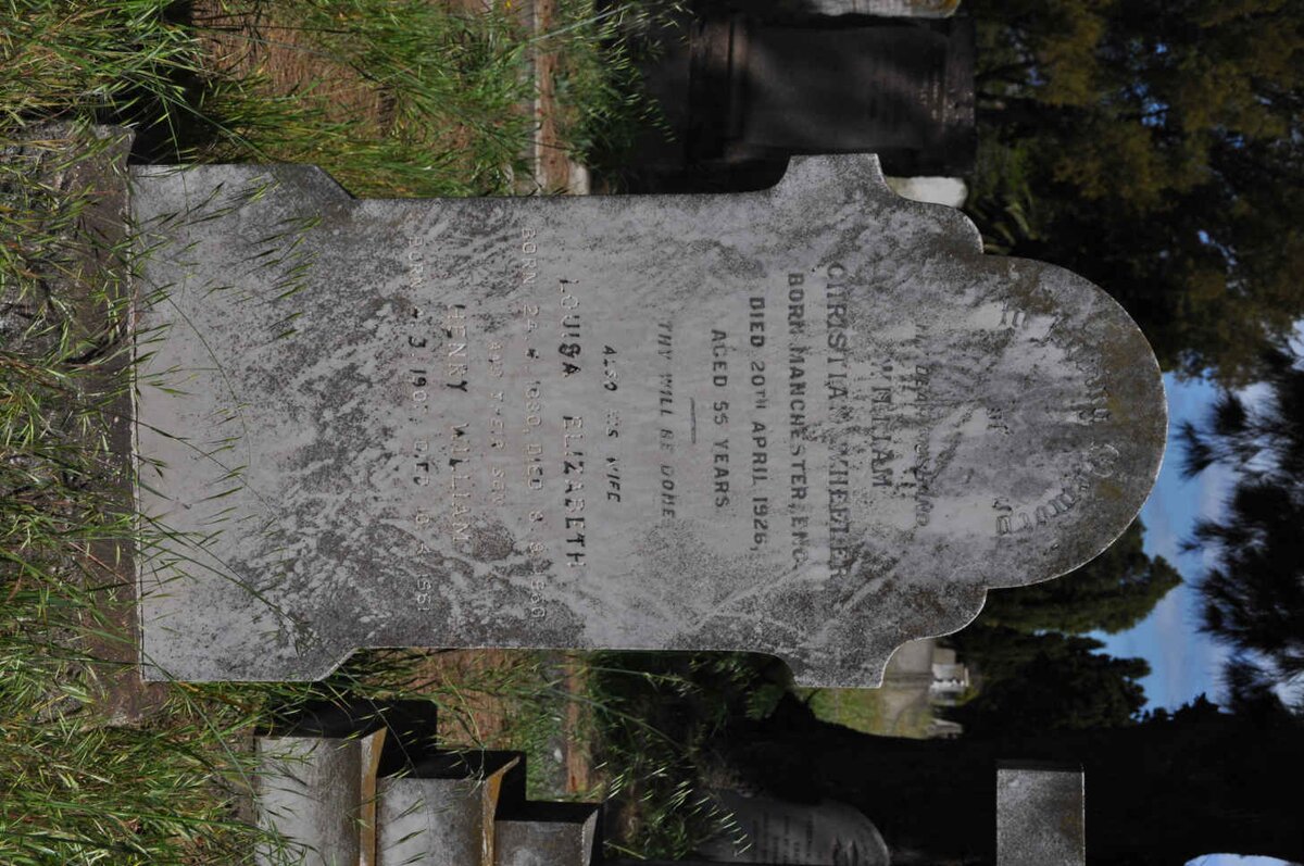 WHEELER William Christian -1926 &amp; Louisa Elizabeth 1880-19?? :: WHEELER Henry William 1907-1961