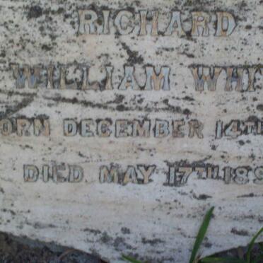 WHITE Richard William 1849-1892