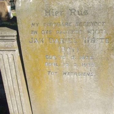 WHITE Jan Daniel 1879-1935