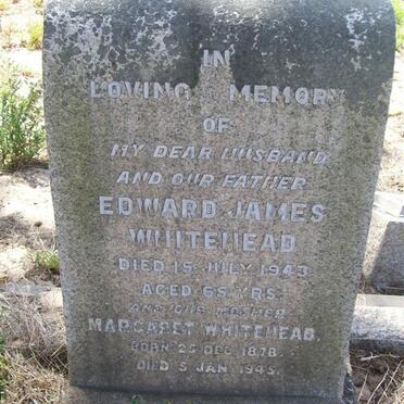 WHITEHEAD Edward James -1943 &amp; Margaret 1878-1945