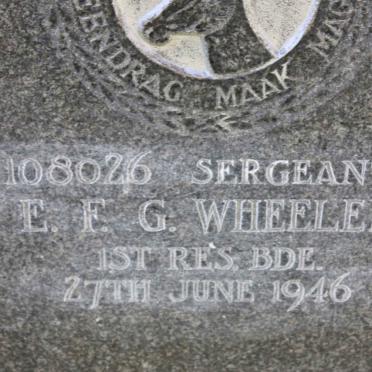 WHEELER E.F.G. -1946